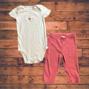 5 for $25🔥6-9 Months Baby Girls Child of Mine by Carter's Matching Set